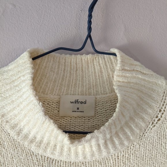 Wilfred Cream Chenille Mockneck - Picture 3 of 8